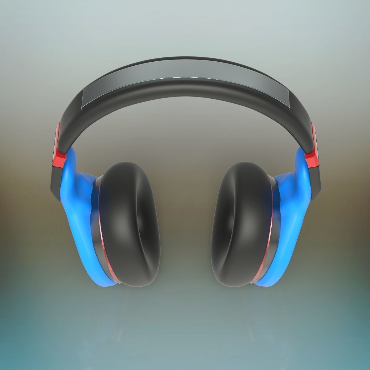 Headphone headphones 3D model_2