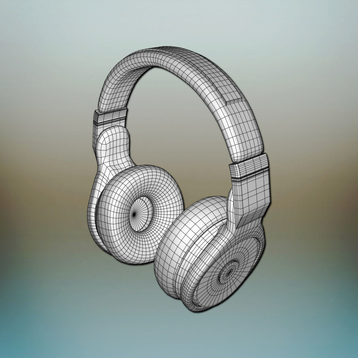 Headphone headphones 3D model_5