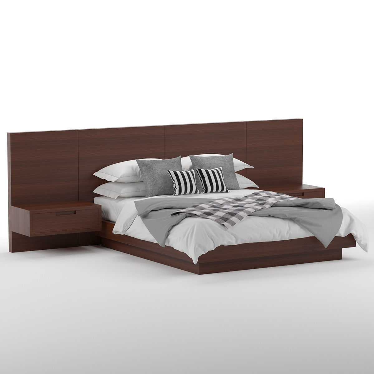 studio mcgee bed 3D model CGTrader