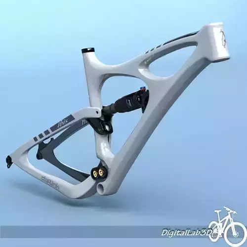Bike Frame Mojo HD White 3D model