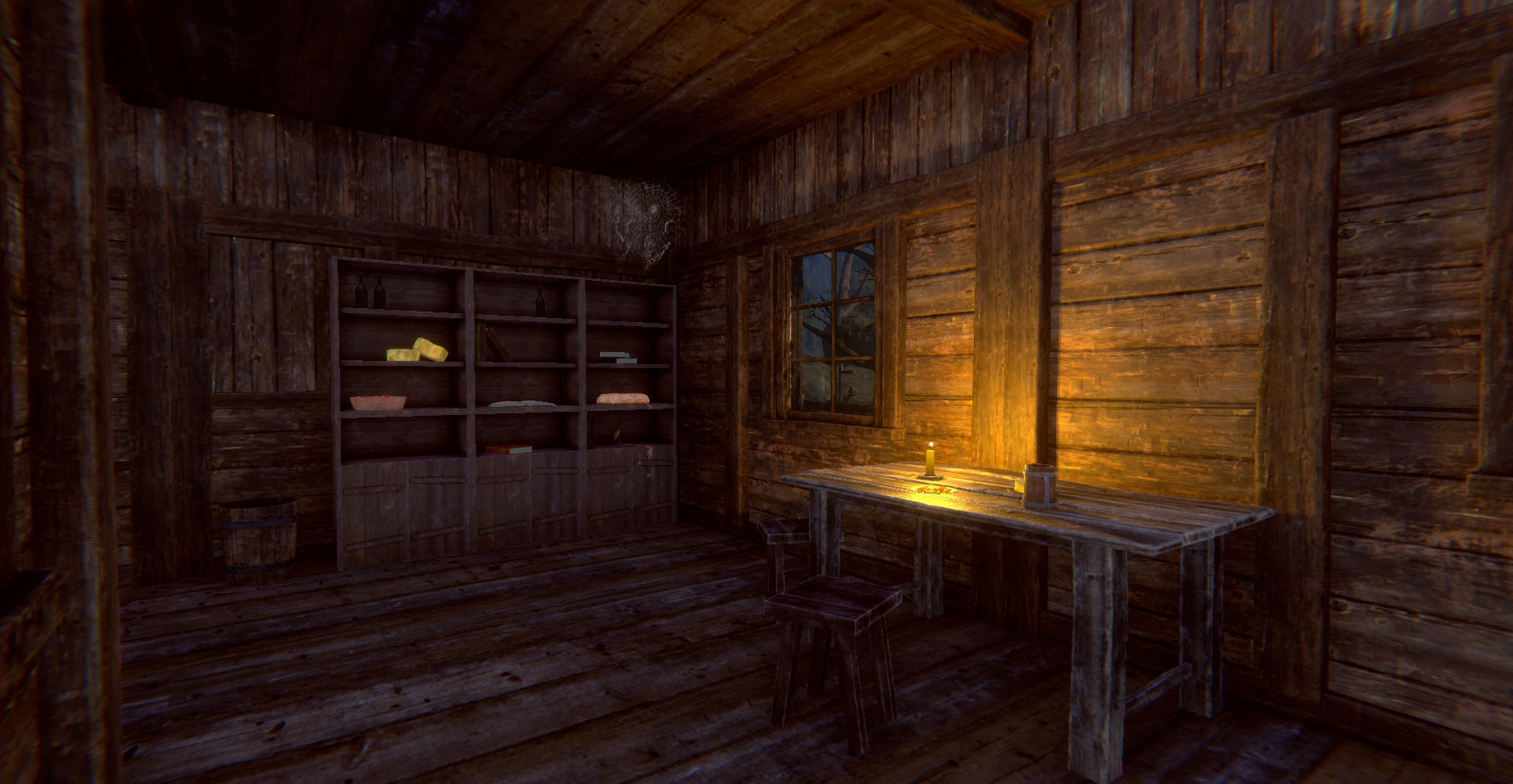 Medieval Village Environment Low-poly 3D model_35