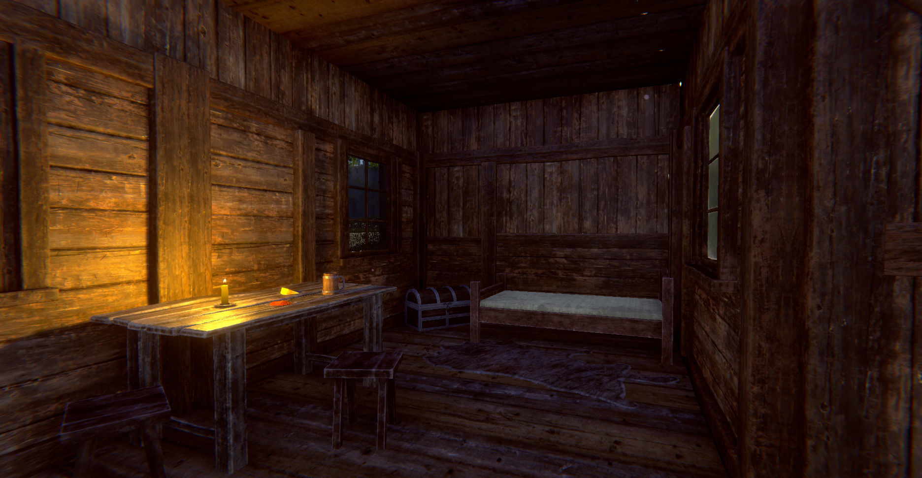 Medieval Village Environment Low-poly 3D model_36