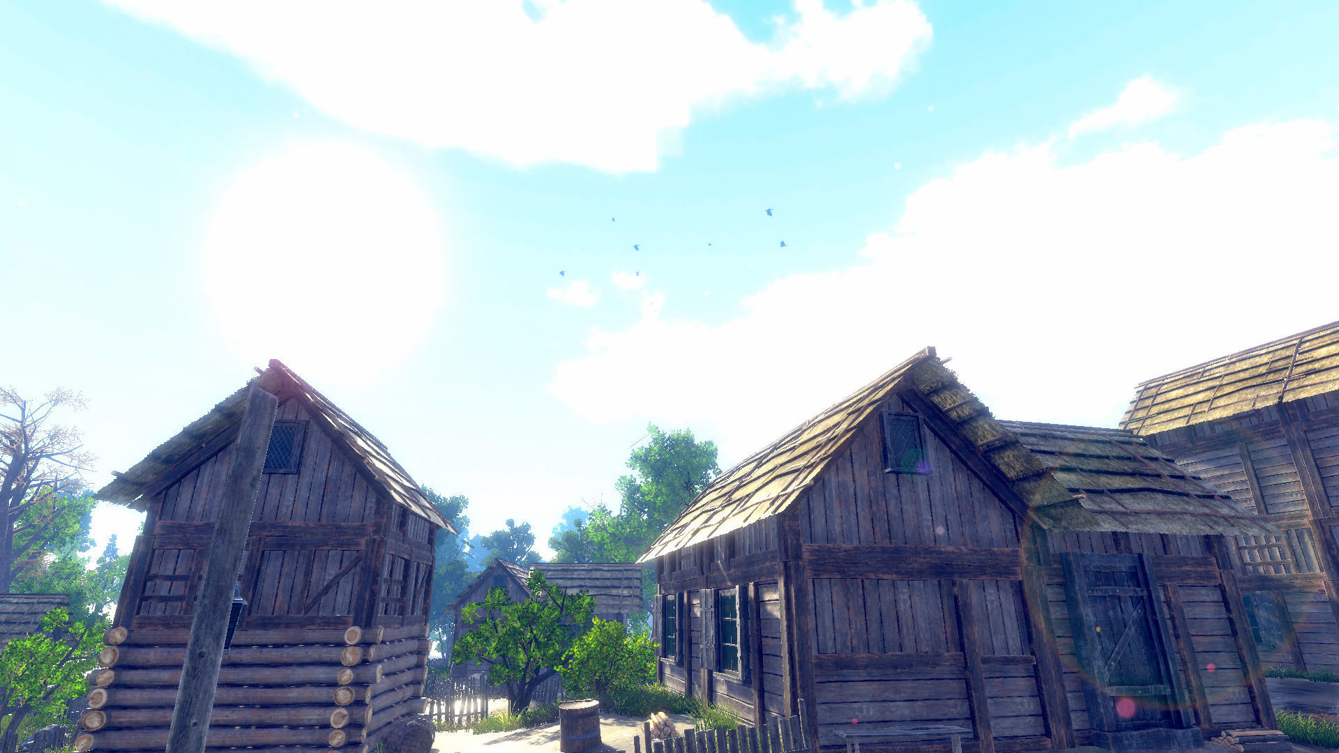 Medieval Village Environment Low-poly 3D model_16