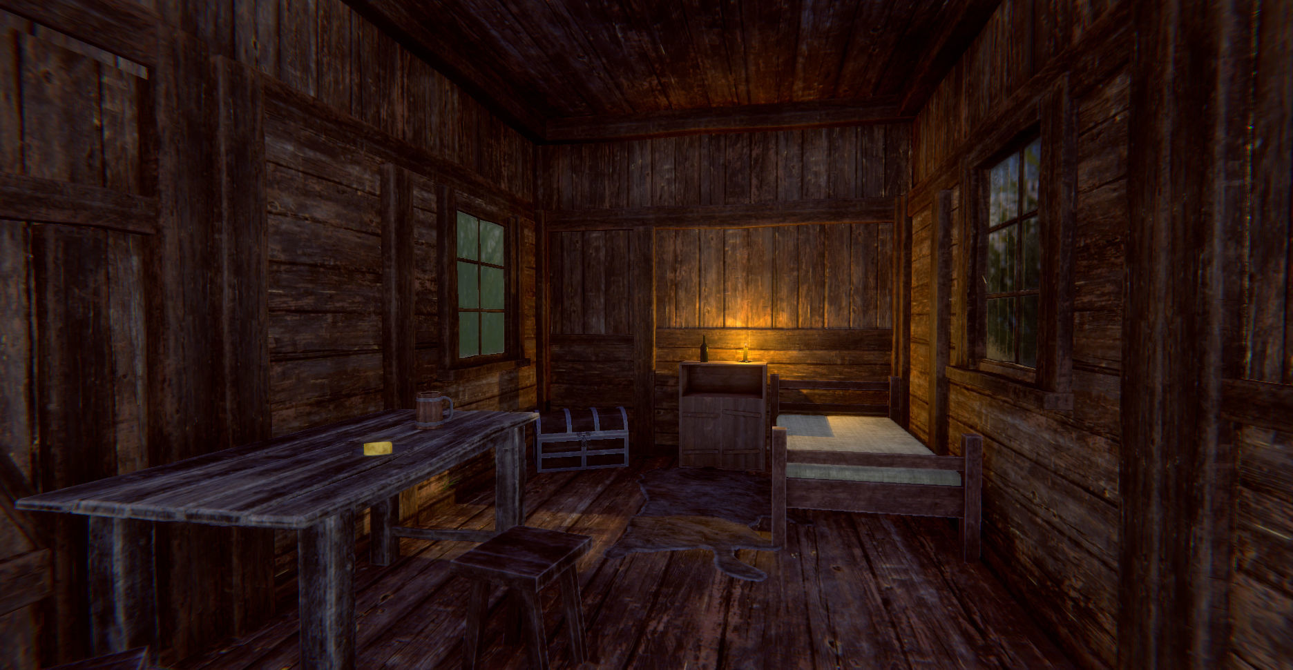 Medieval Village Environment Low-poly 3D model_37