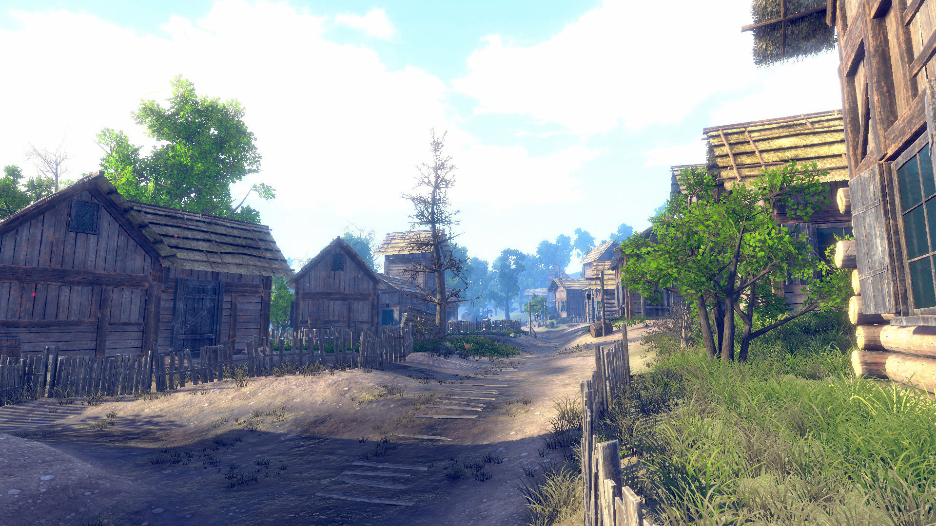 Medieval Village Environment Low-poly 3D model_5