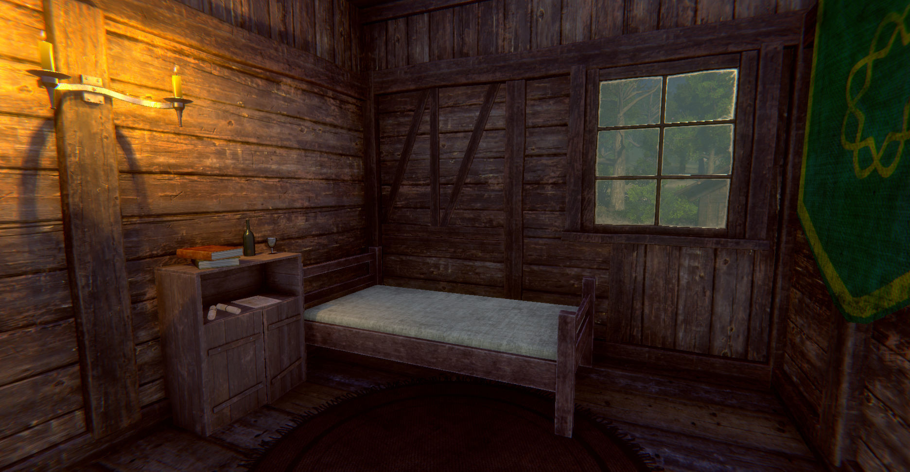 Medieval Village Environment Low-poly 3D model_42