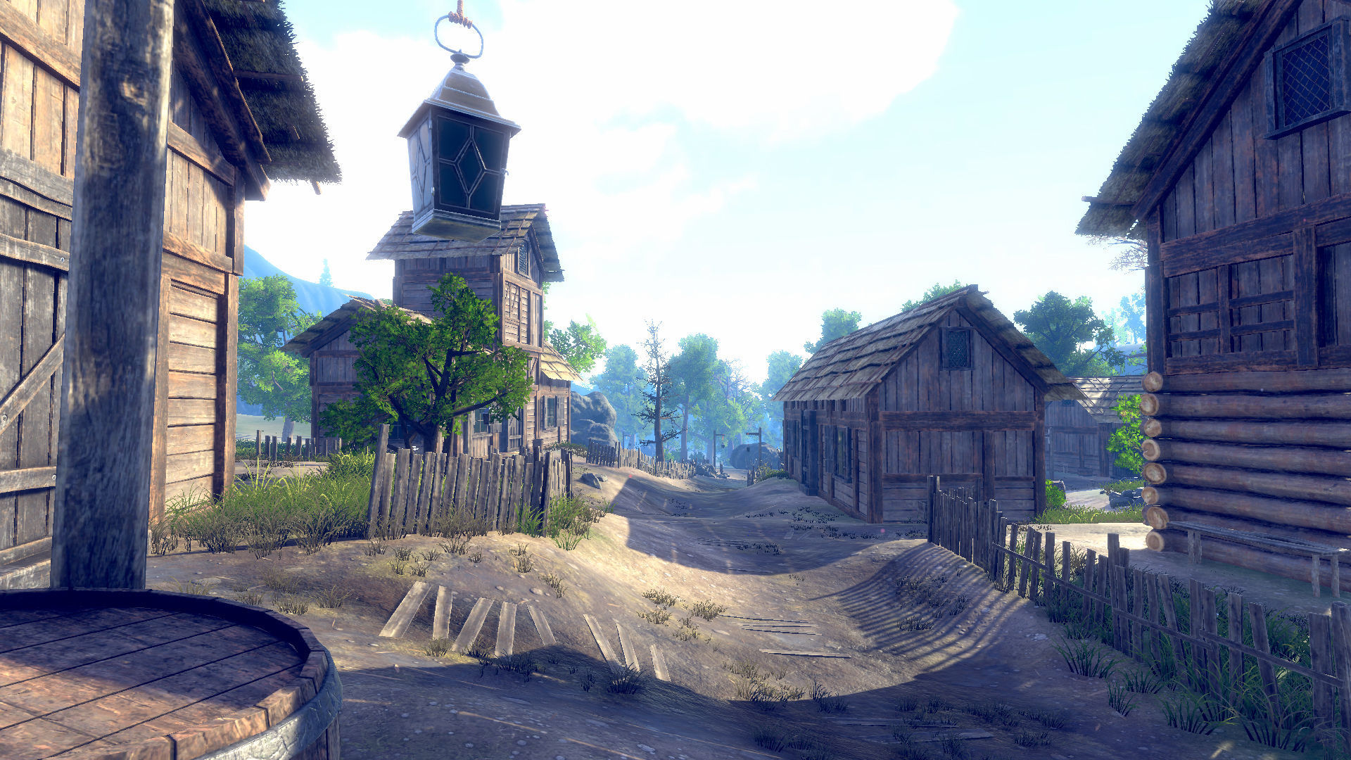 Medieval Village Environment Low-poly 3D model_8