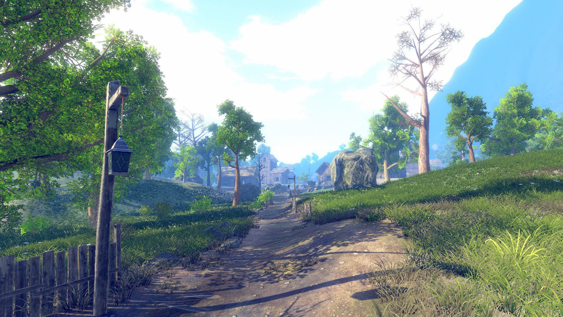 Medieval Village Environment Low-poly 3D model_15