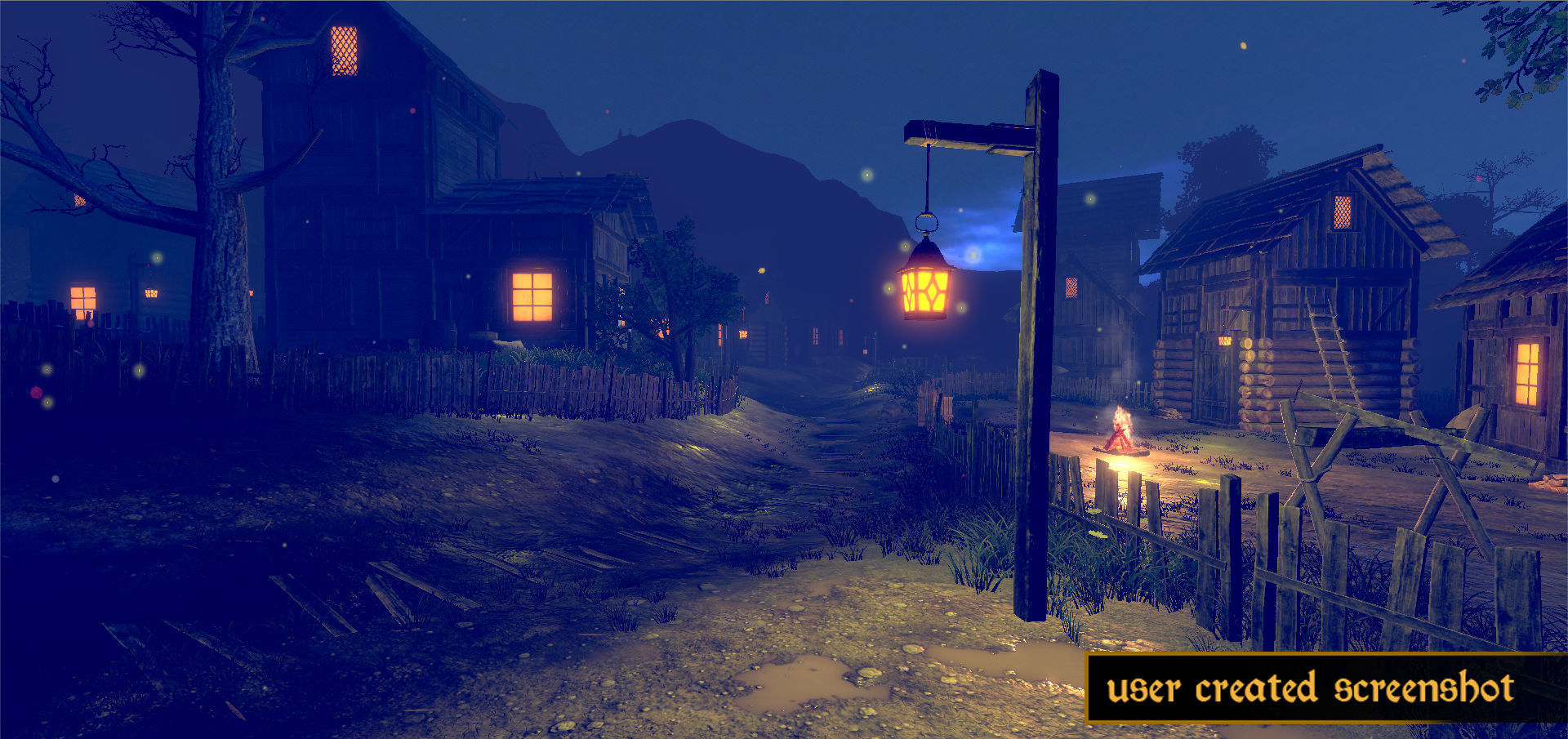 Medieval Village Environment Low-poly 3D model_31