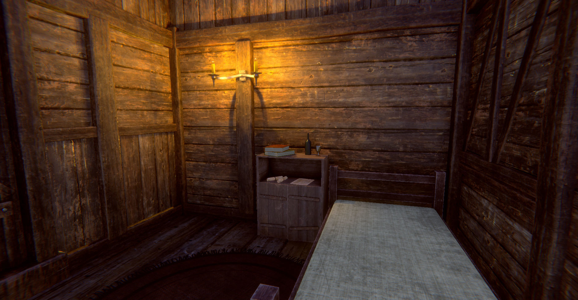 Medieval Village Environment Low-poly 3D model_39