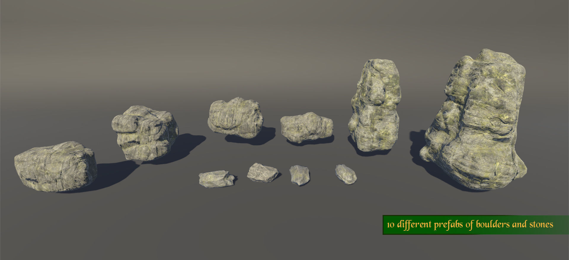 Medieval Village Environment Low-poly 3D model_27