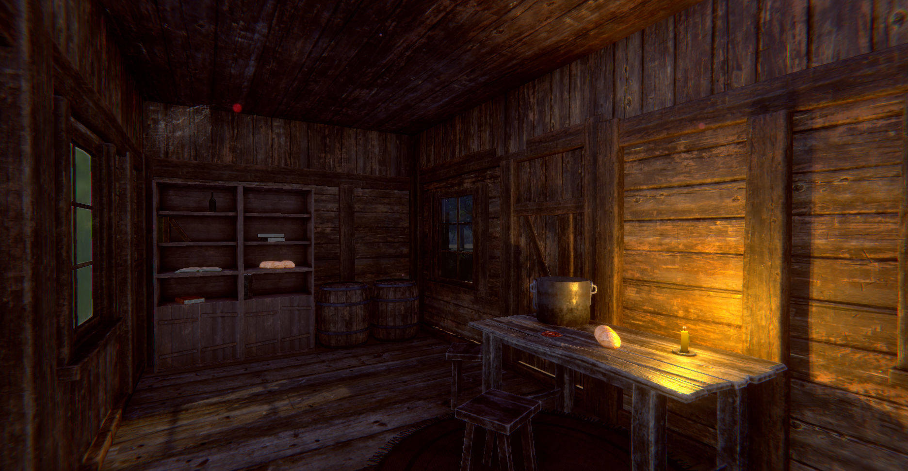 Medieval Village Environment Low-poly 3D model_50