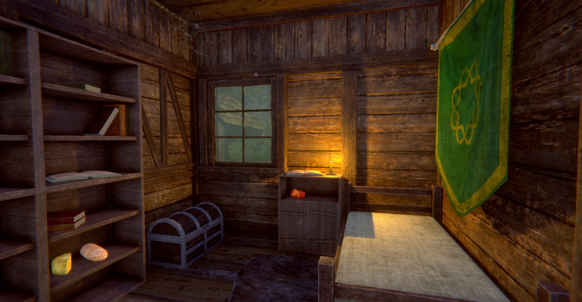 Medieval Village Environment Low-poly 3D model_48