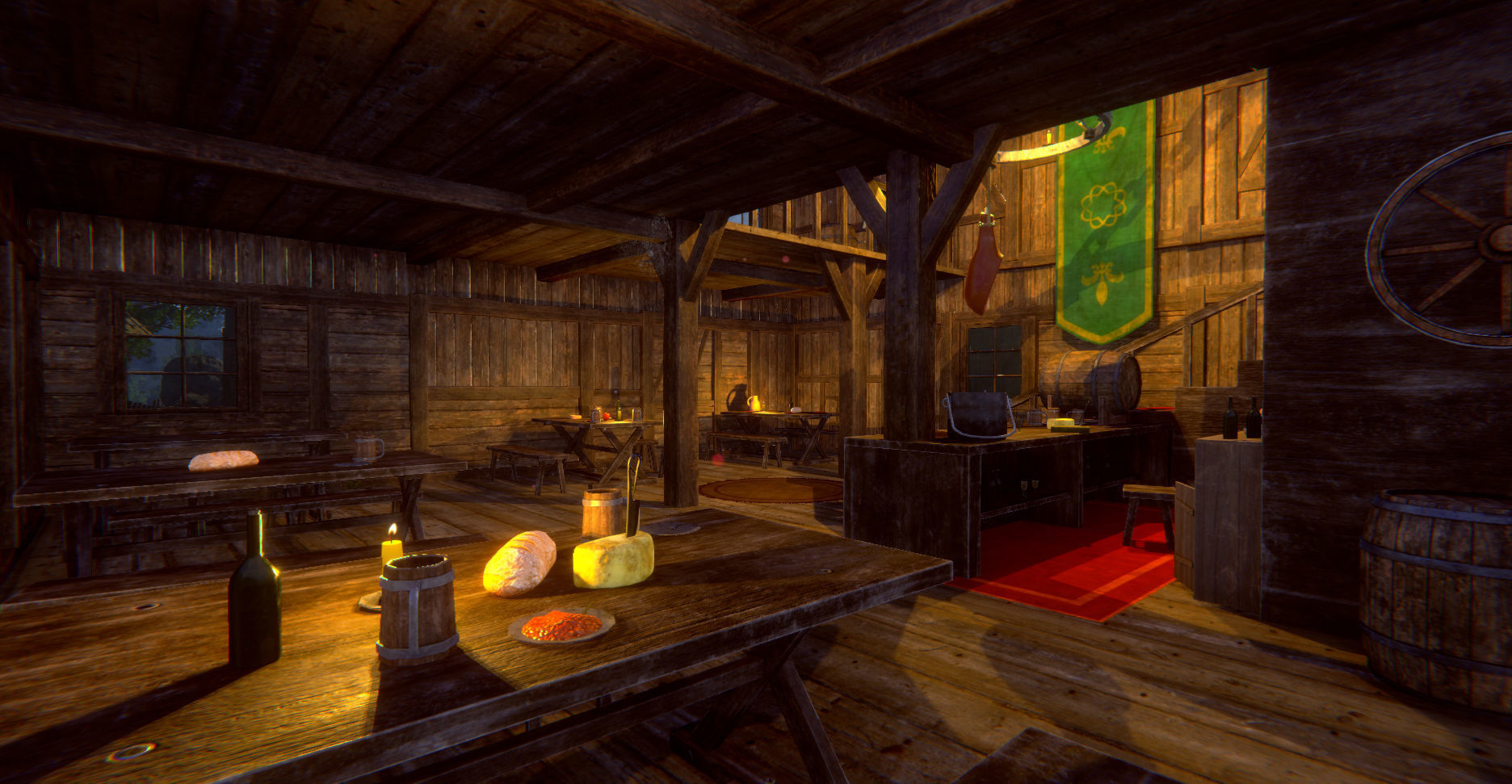 Medieval Village Environment Low-poly 3D model_49