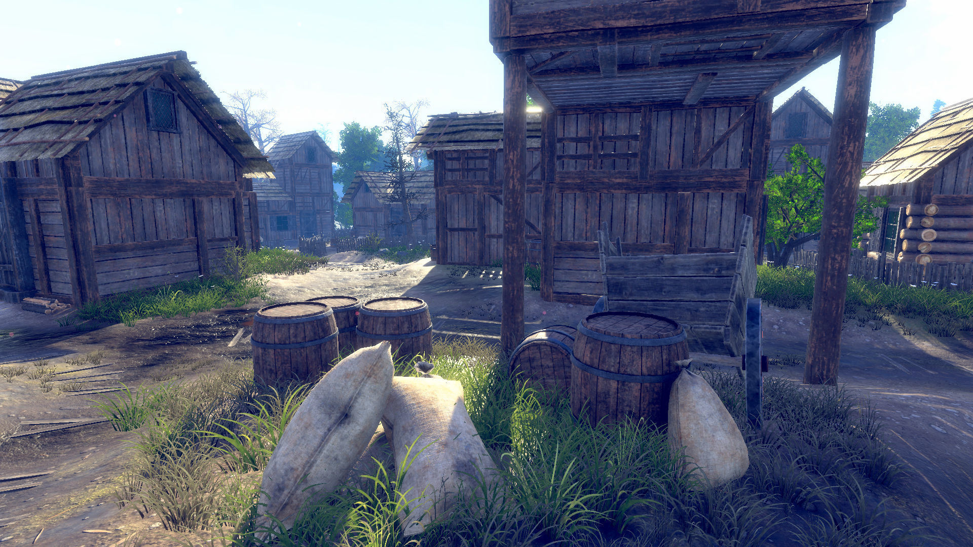 Medieval Village Environment Low-poly 3D model_17