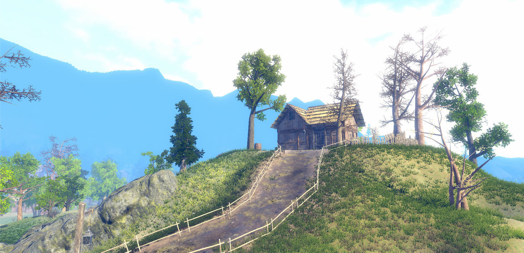 Medieval Village Environment Low-poly 3D model_24