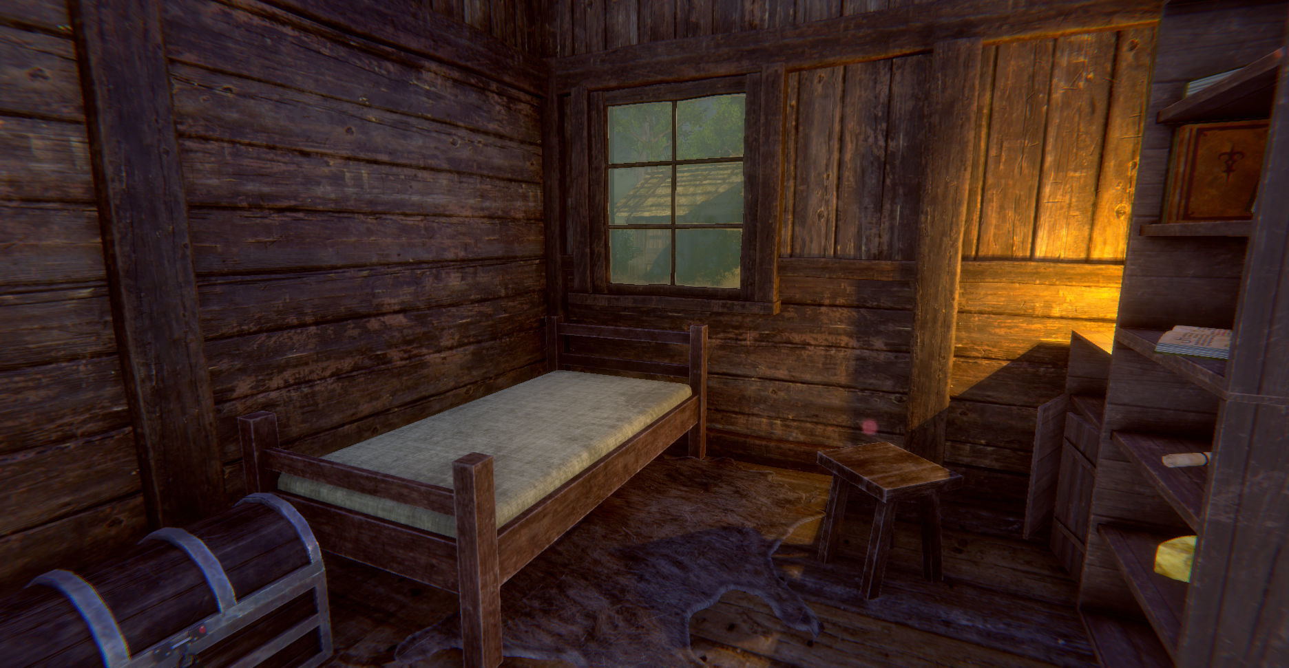 Medieval Village Environment Low-poly 3D model_44