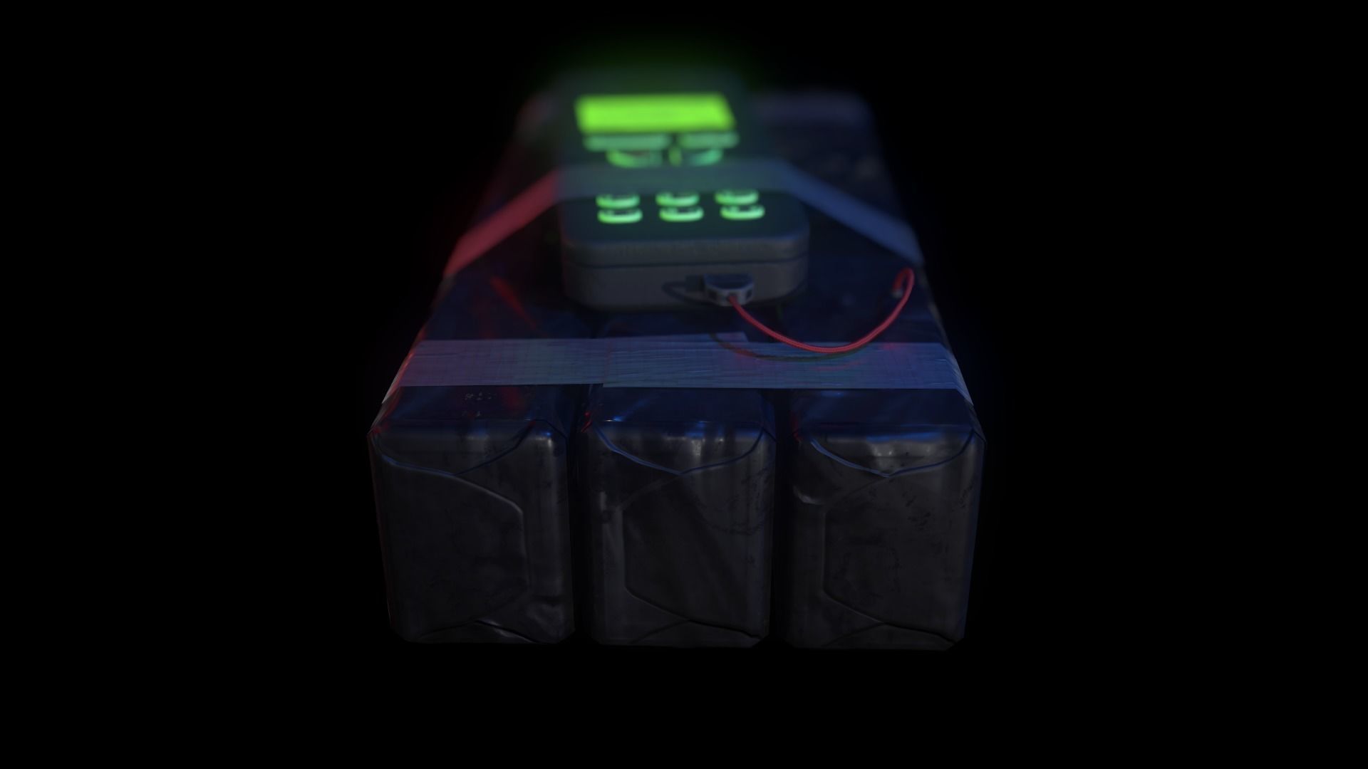 C4 Bomb - PBR game ready Low-poly 3D model_6