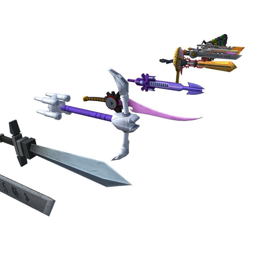 Weapon Aircraft and army Low-poly 3D model_1