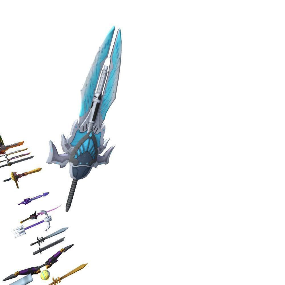 Weapon Aircraft and army Low-poly 3D model_6