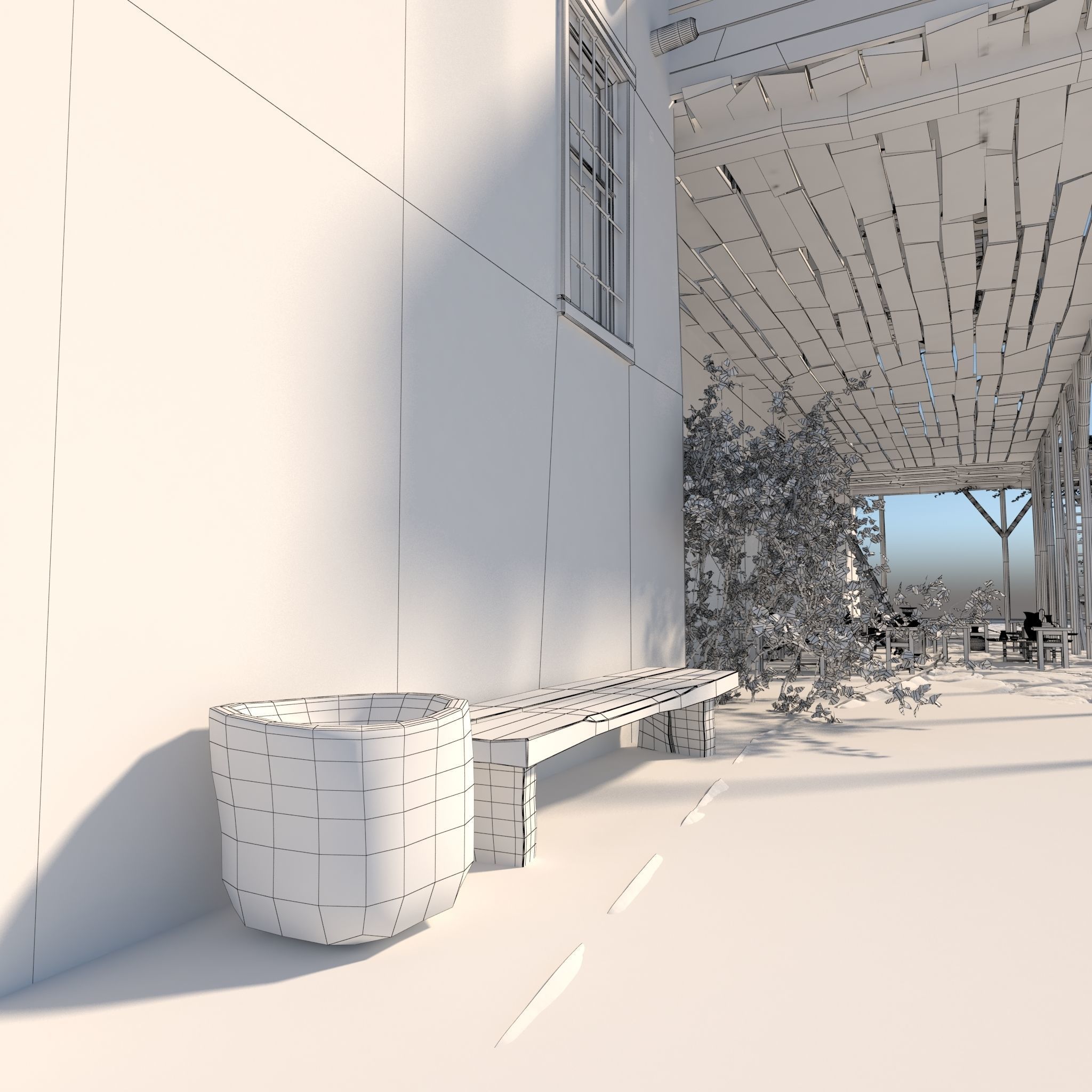 Medieval inn 3D model_13