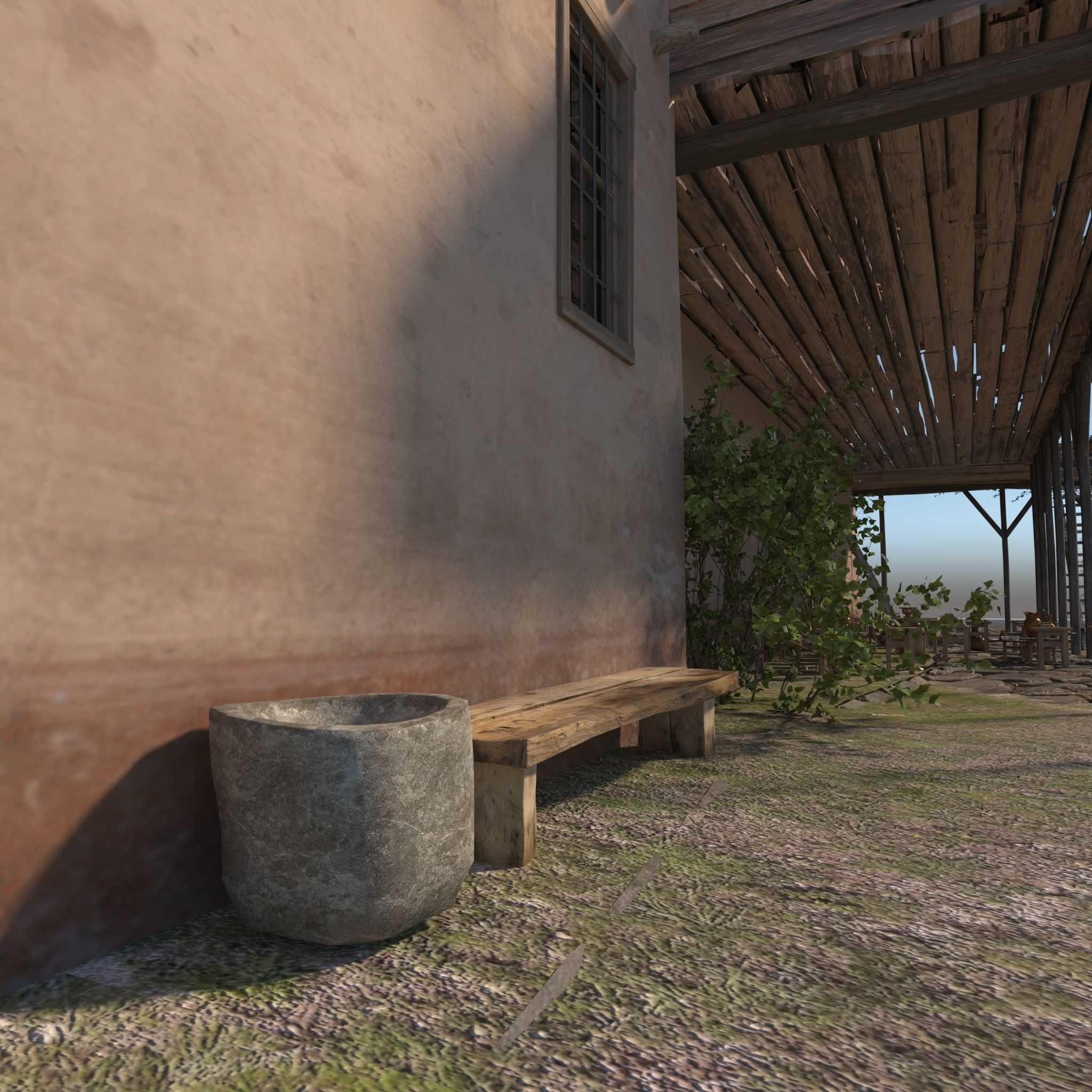 Medieval inn 3D model_12