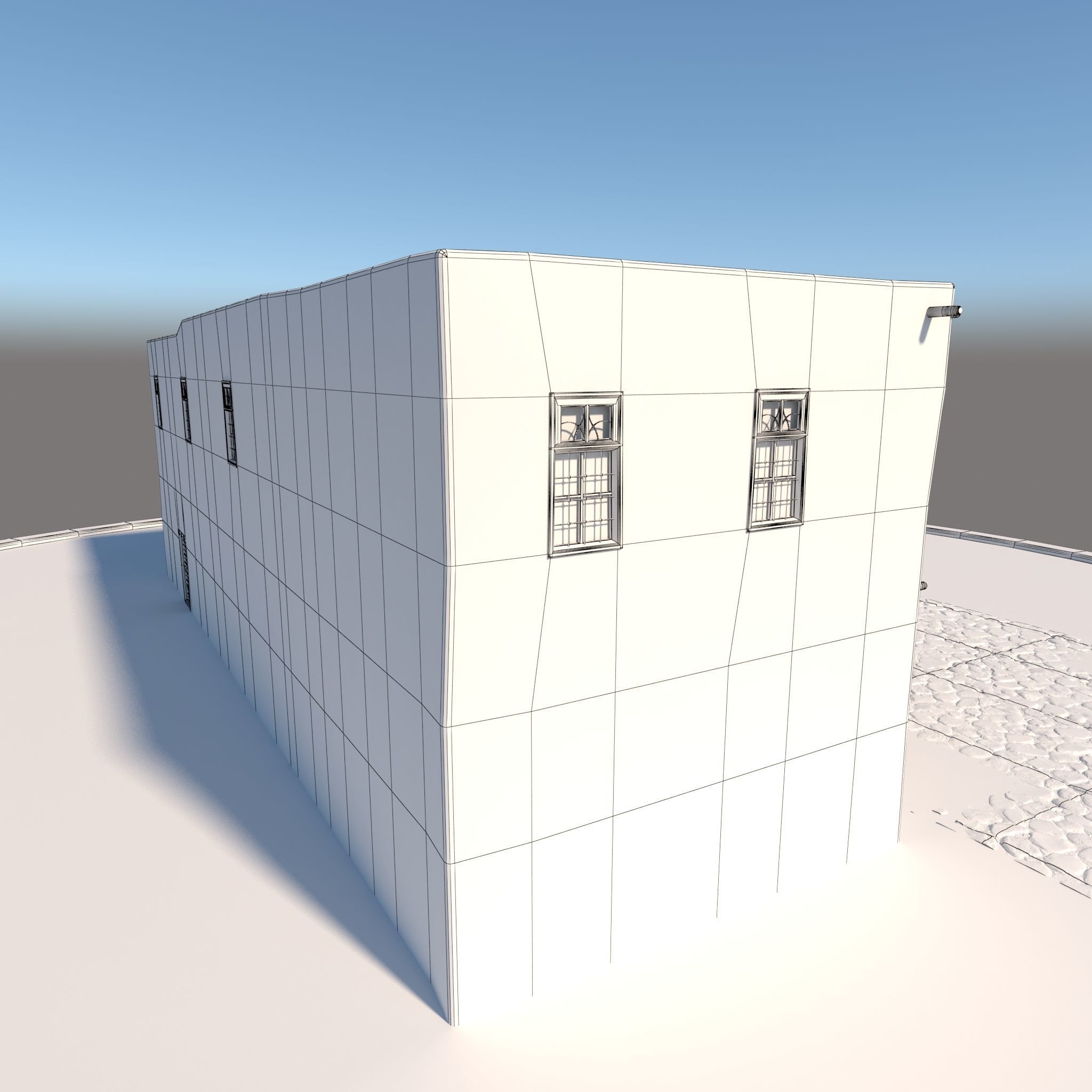 Medieval inn 3D model_11