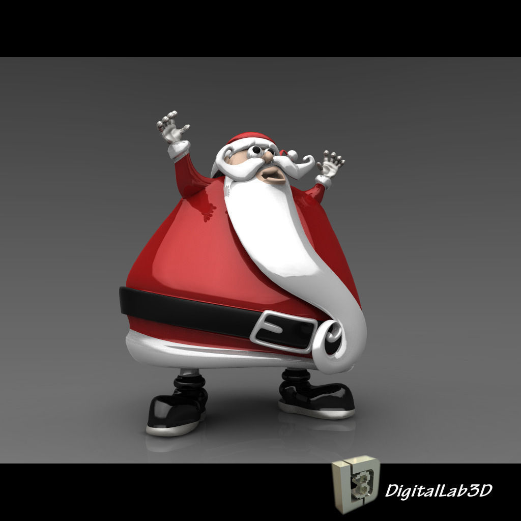 Santa Claus 3D 3D model_3