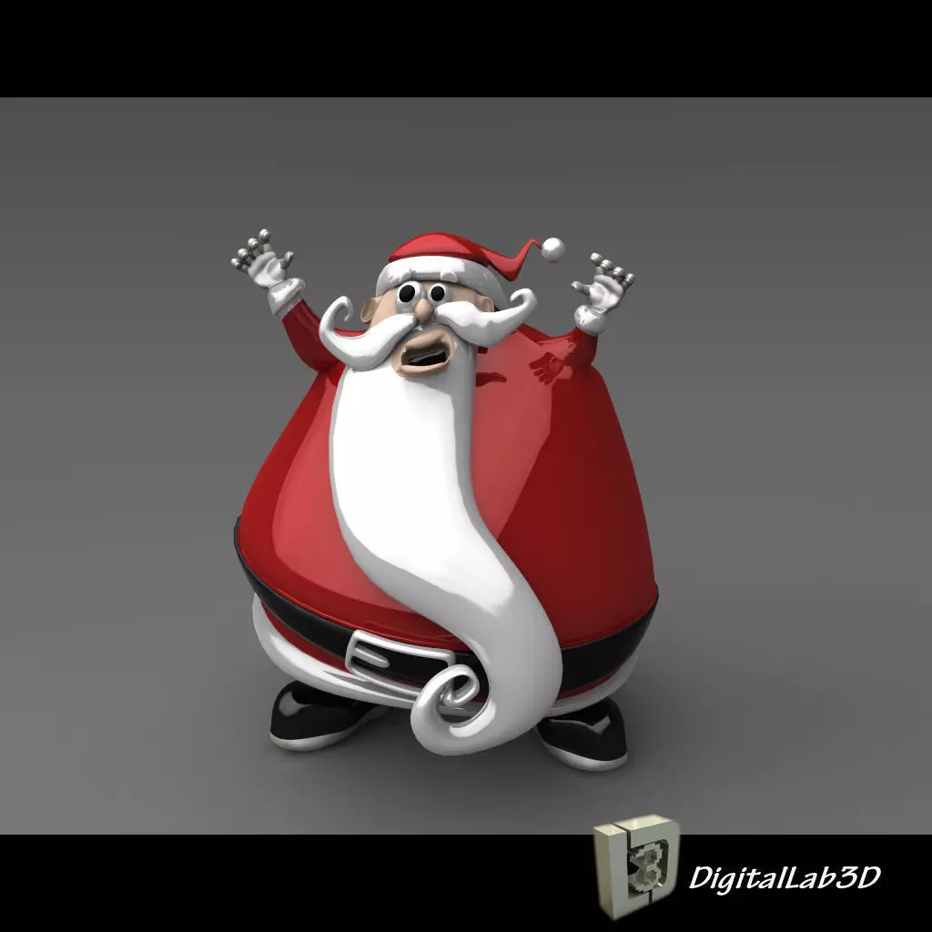 Santa Claus 3D 3D model_0