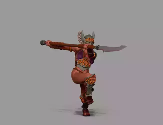 Viking Valkyrie - Kara 35 mm scale - 3 D print model