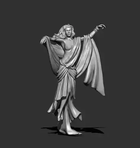 Greek Pythie - Selene  35mm scale - 3D print model 3D print model