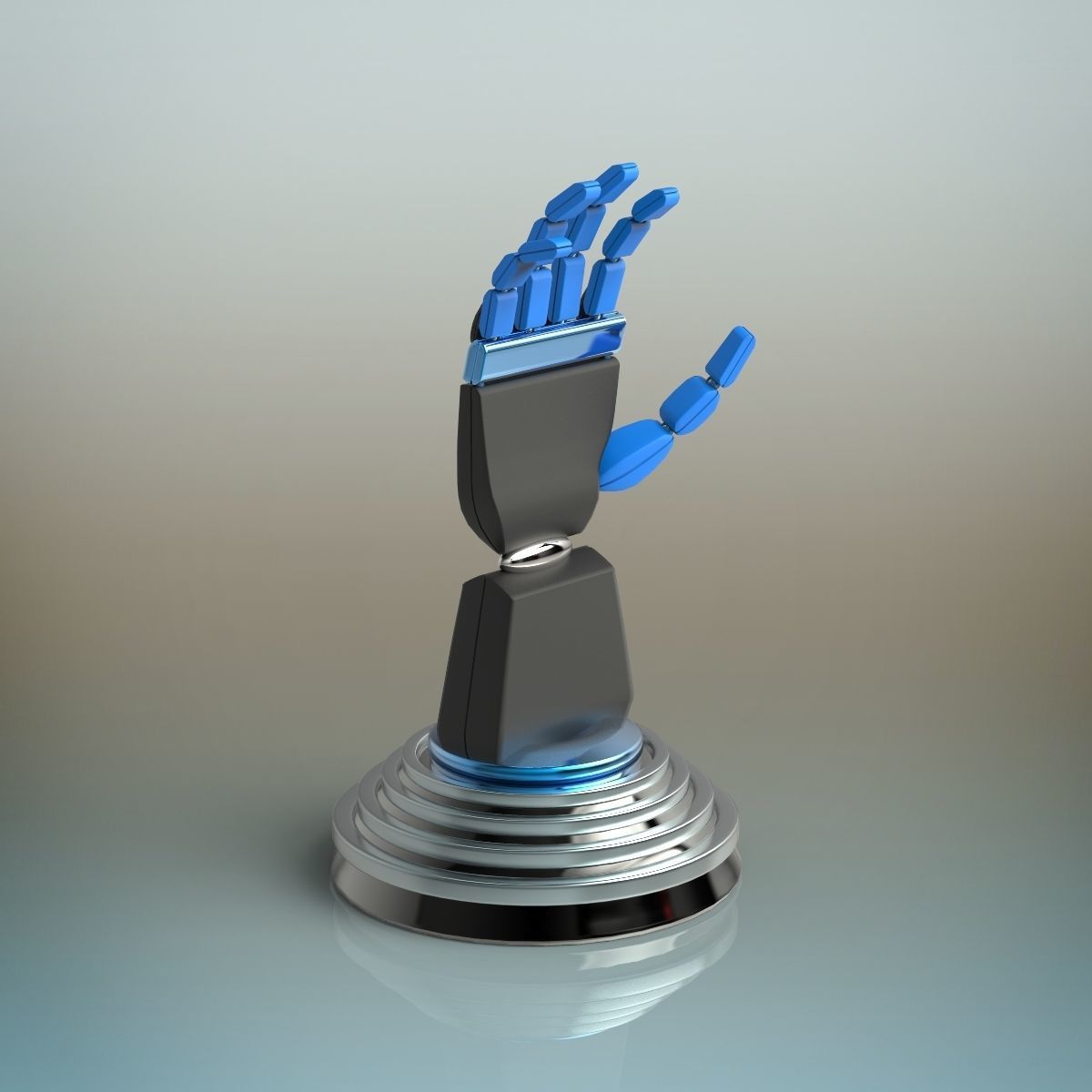 Robot Hand 3D model_5