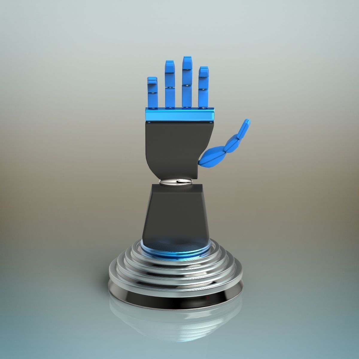 Robot Hand 3D model_4