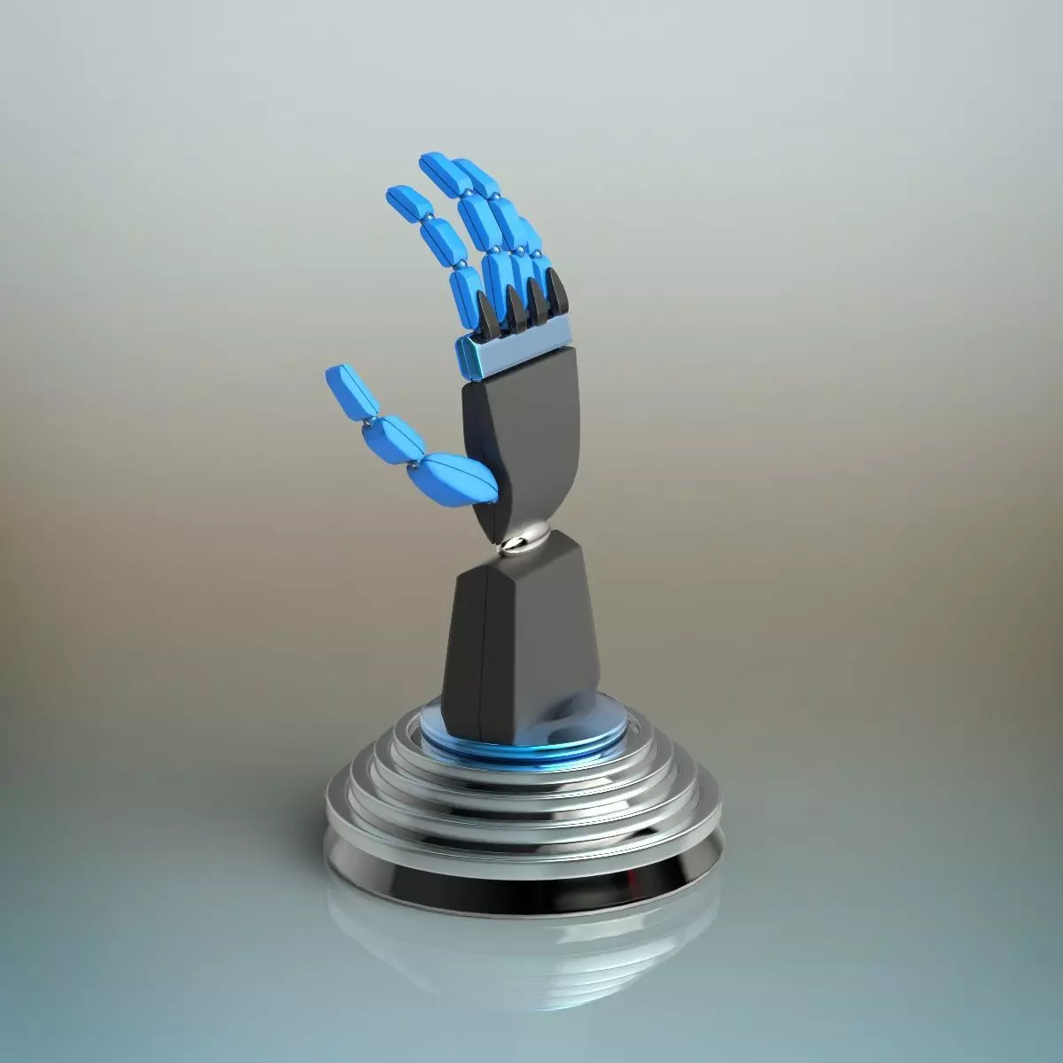 Robot Hand 3D model_0