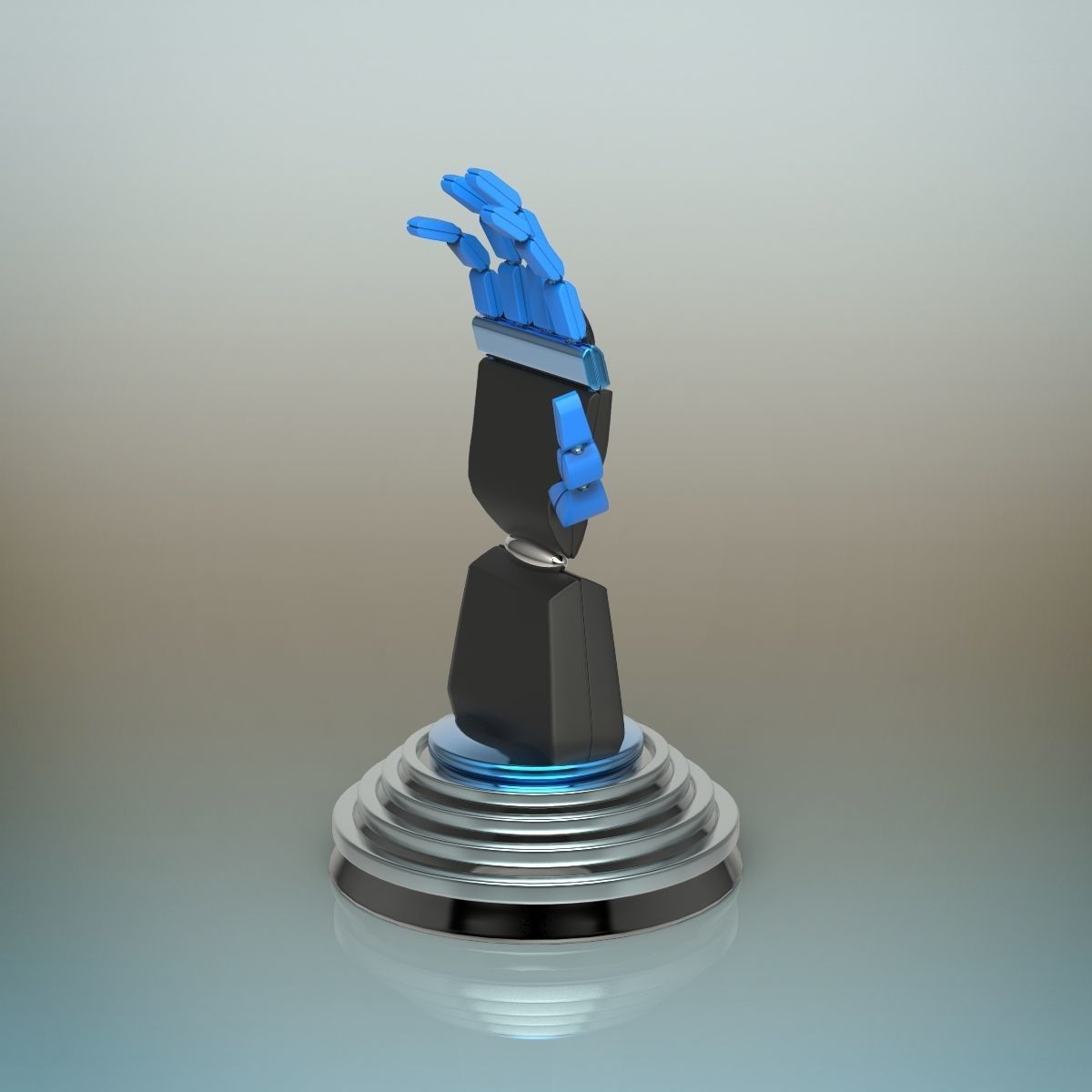 Robot Hand 3D model_2