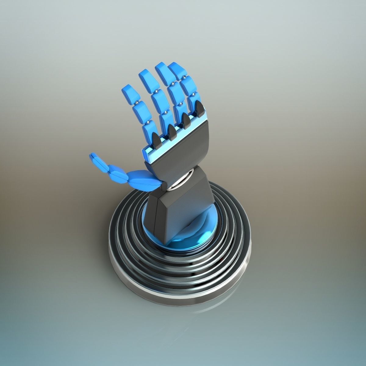 Robot Hand 3D model_1