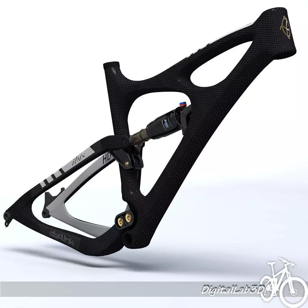 Bike Frame Mojo HD 3D model_0