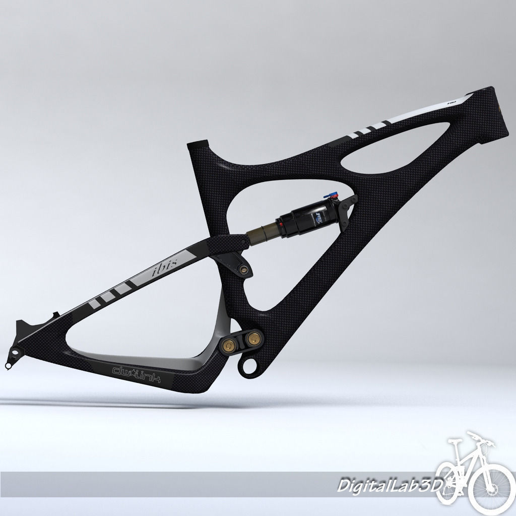 Bike Frame Mojo HD 3D model_1