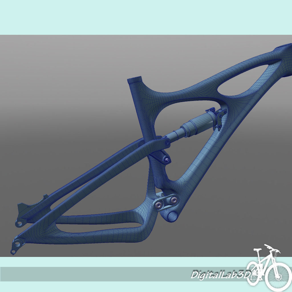 Bike Frame Mojo HD 3D model_6