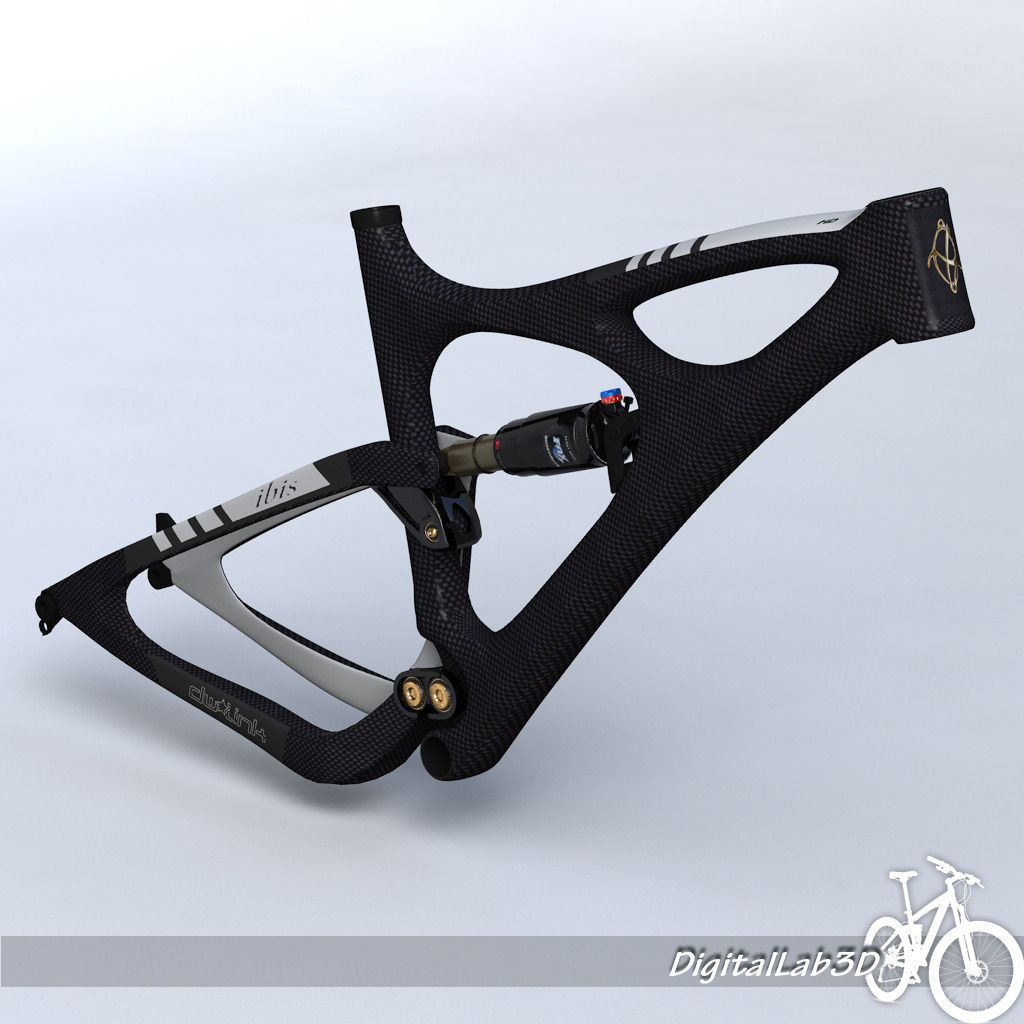 Bike Frame Mojo HD 3D model_3