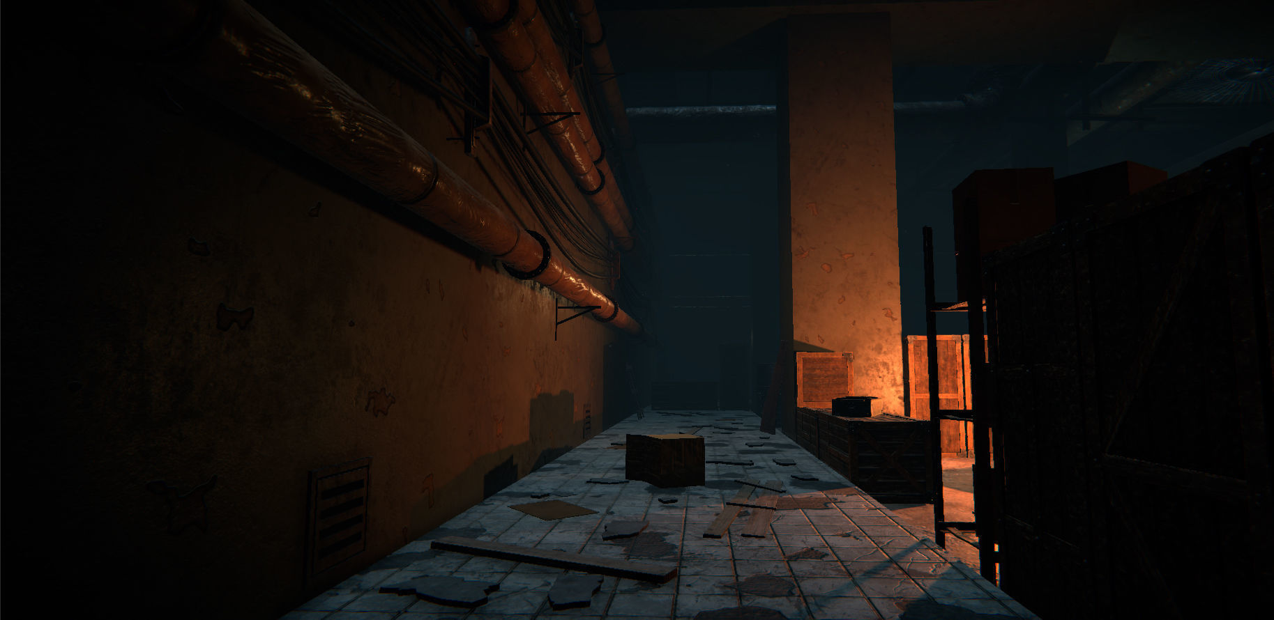 Modular Tunnels Low-poly 3D model_22