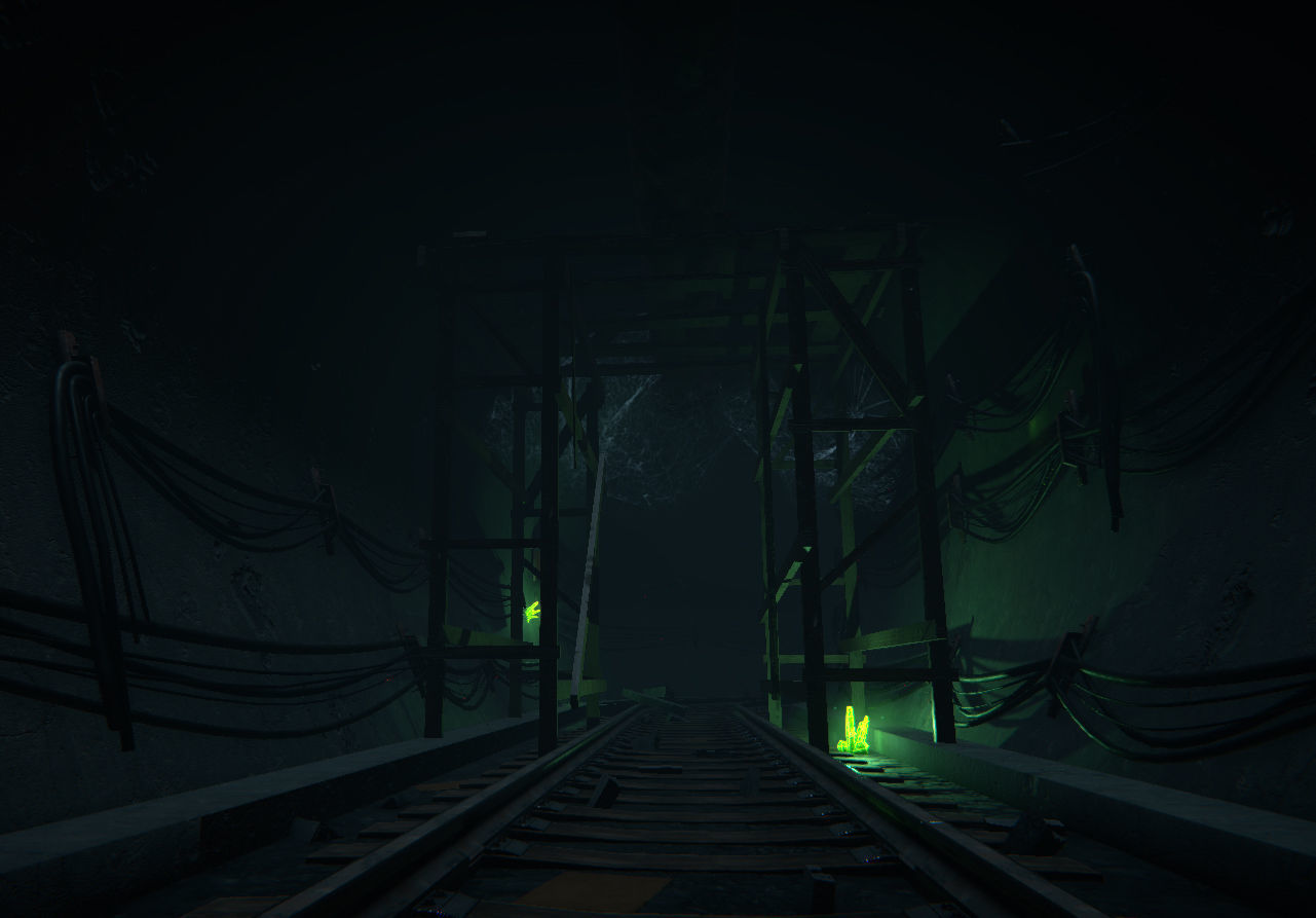 Modular Tunnels Low-poly 3D model_19