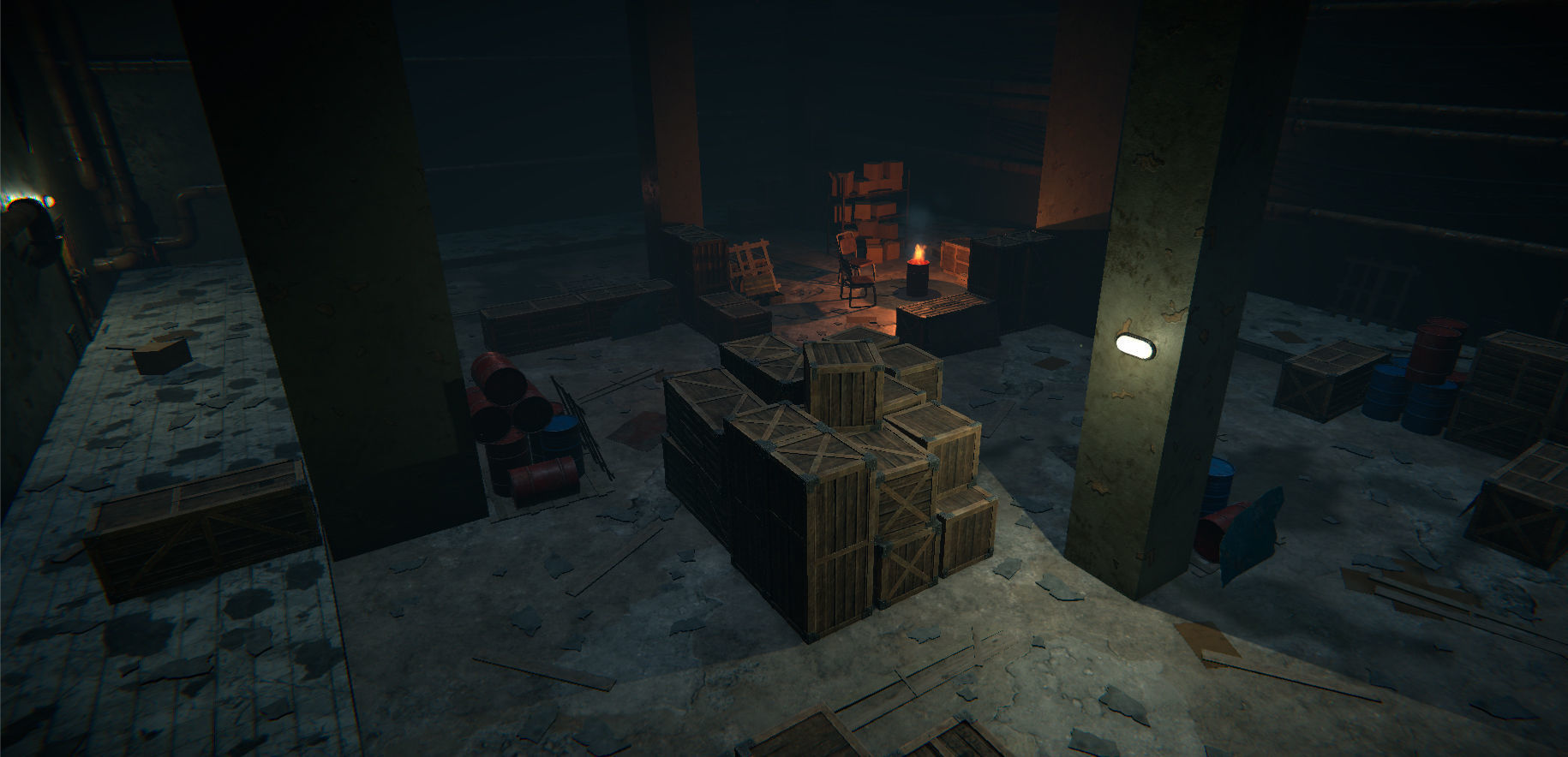 Modular Tunnels Low-poly 3D model_23