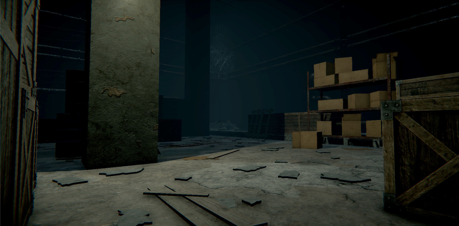 Modular Tunnels Low-poly 3D model_9