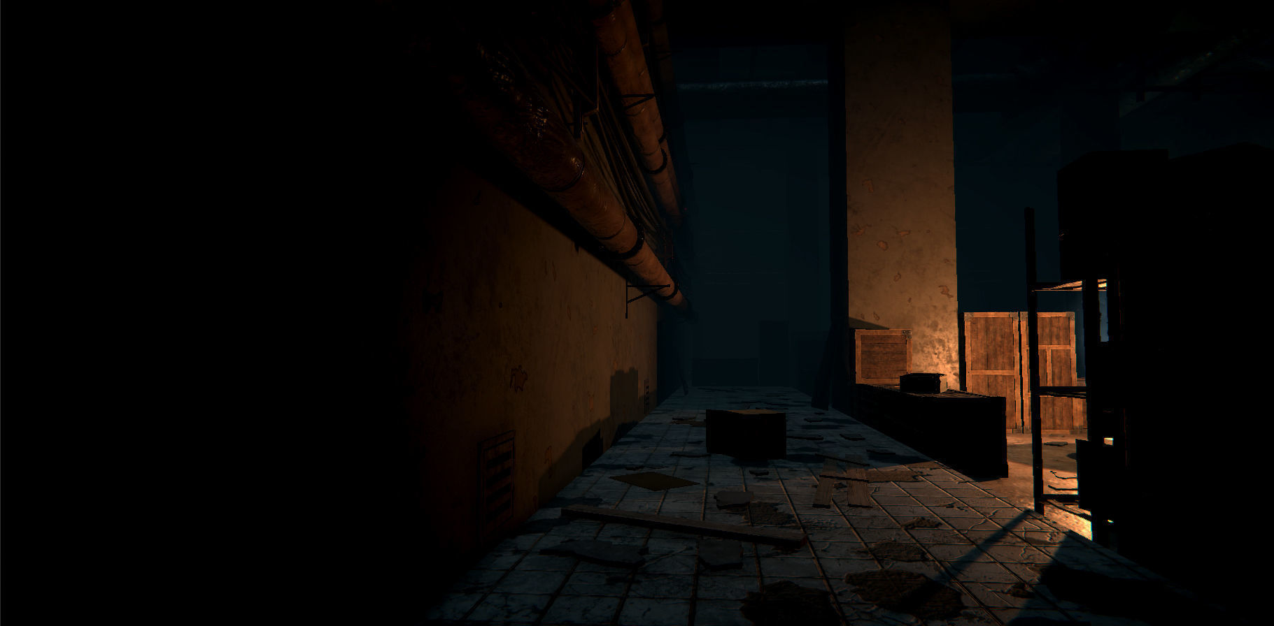 Modular Tunnels Low-poly 3D model_7