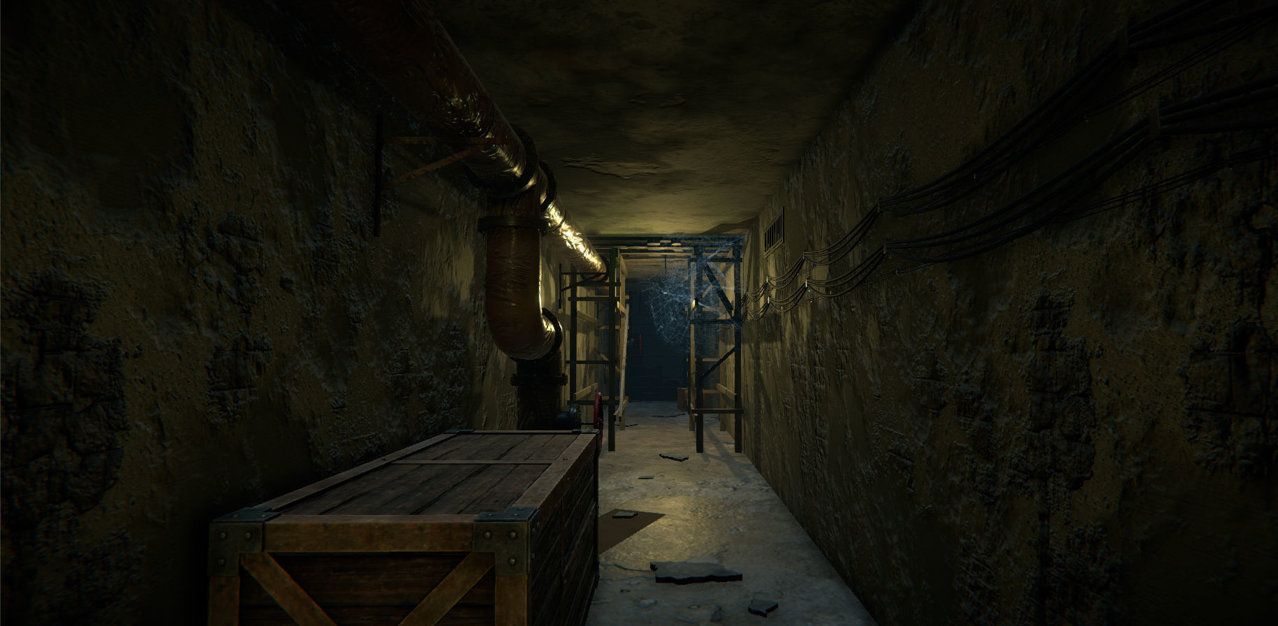 Modular Tunnels Low-poly 3D model_27