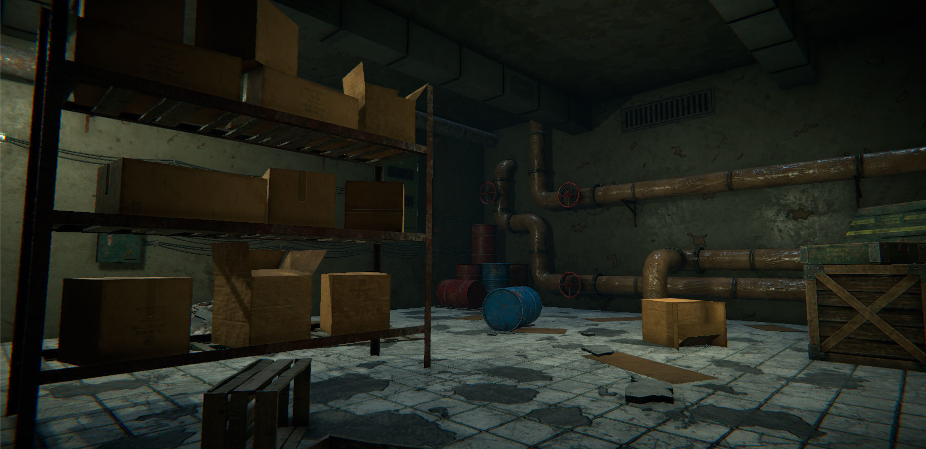 Modular Tunnels Low-poly 3D model_31