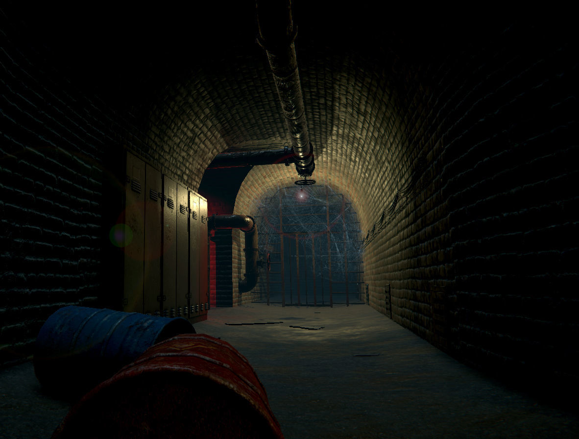 Modular Tunnels Low-poly 3D model_4