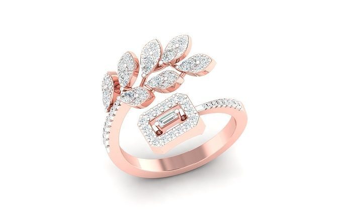 Women ring 3dm stl render detail 3D print model 3D print model
