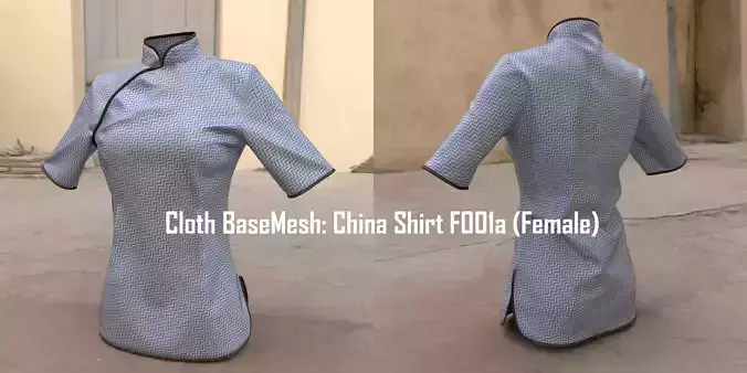 China Shirt F001a Female    Marvelous and ZBrush